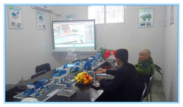 客戶觀看洗沙回收一體機視頻