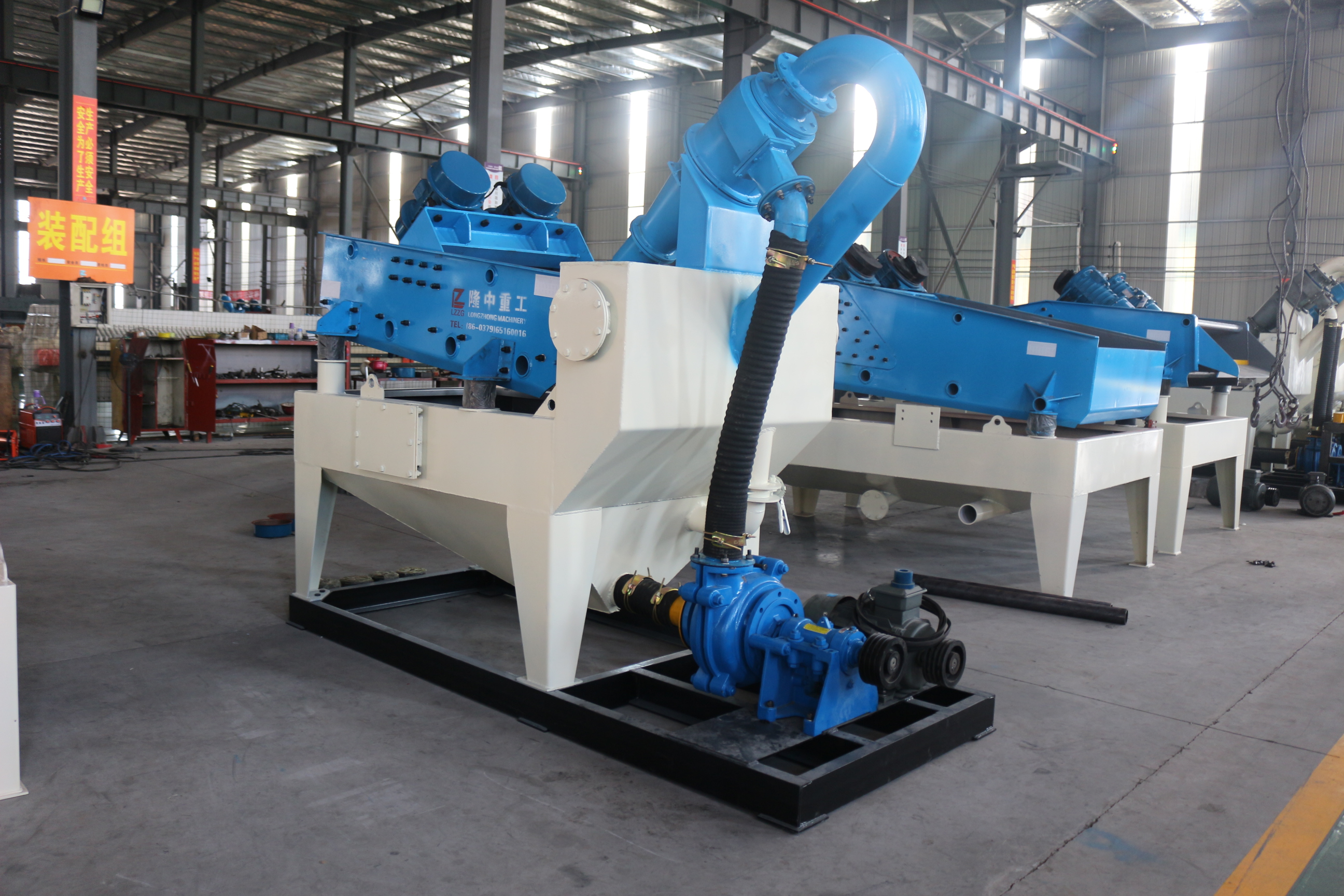 隆中重工:LZ300型號細沙回收機發(fā)貨周口扶風