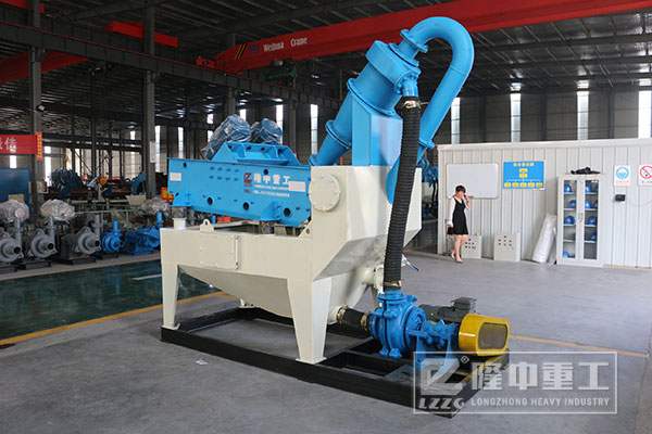 新型細沙回收機設備帶動基礎建設提高原料利用率