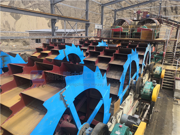 礦山石粉洗沙線配置、環(huán)保生產(chǎn)現(xiàn)場